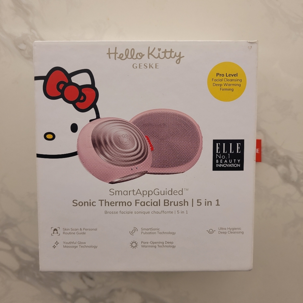 GESKE x Hello Kitty Sonic Thermo Facial Brush 5 in 1